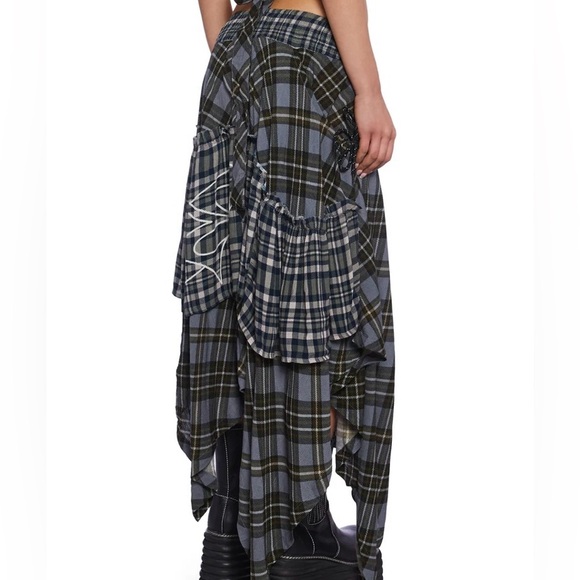 Dolls Kill Kurt Midi Skirt & Kurt Wrap Top Top Size 12(L), Skirt Size 10(M) - Picture 2 of 16